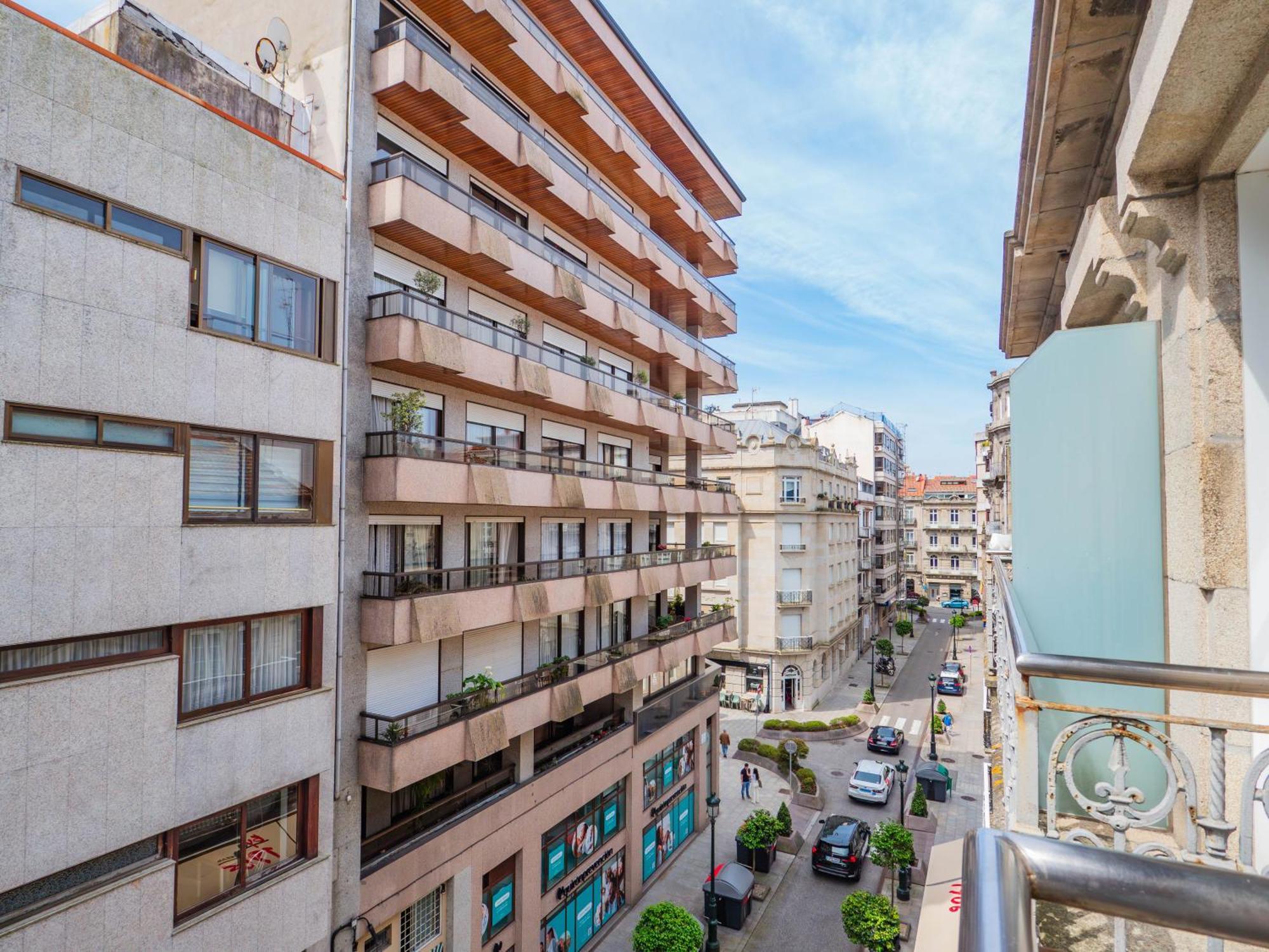 Appartamento Luxury Centro De Vigo Balcony Esterno foto