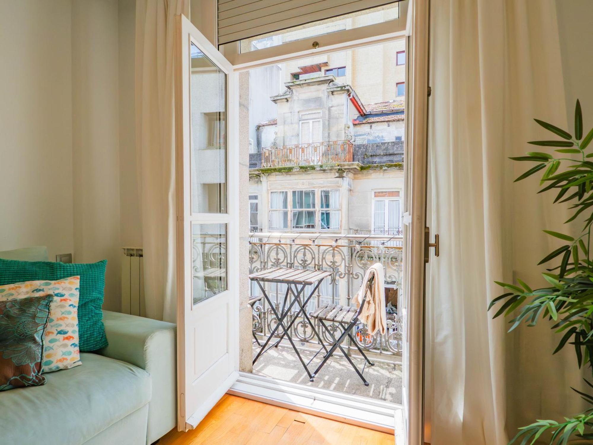 Appartamento Luxury Centro De Vigo Balcony Esterno foto