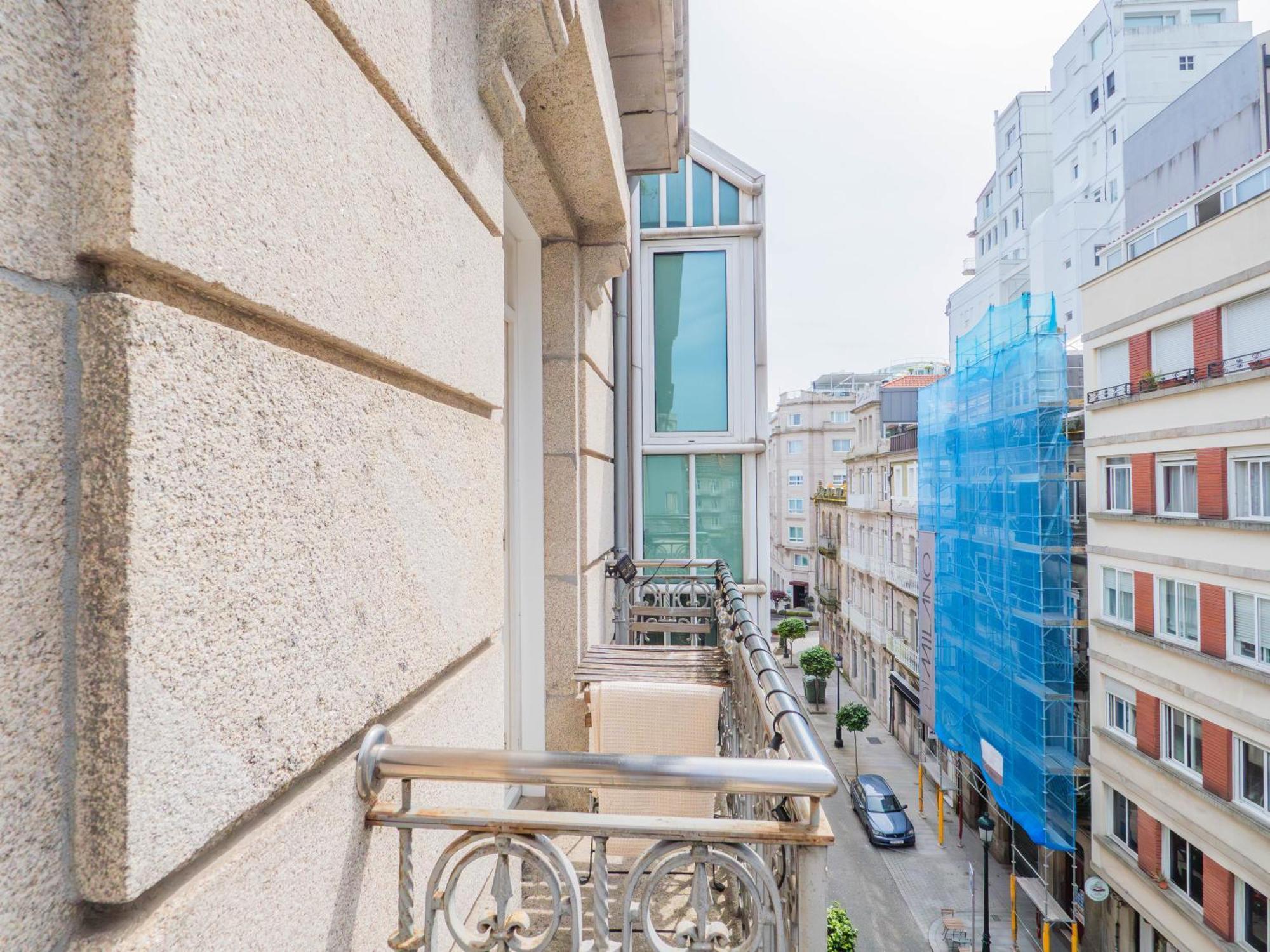 Appartamento Luxury Centro De Vigo Balcony Esterno foto